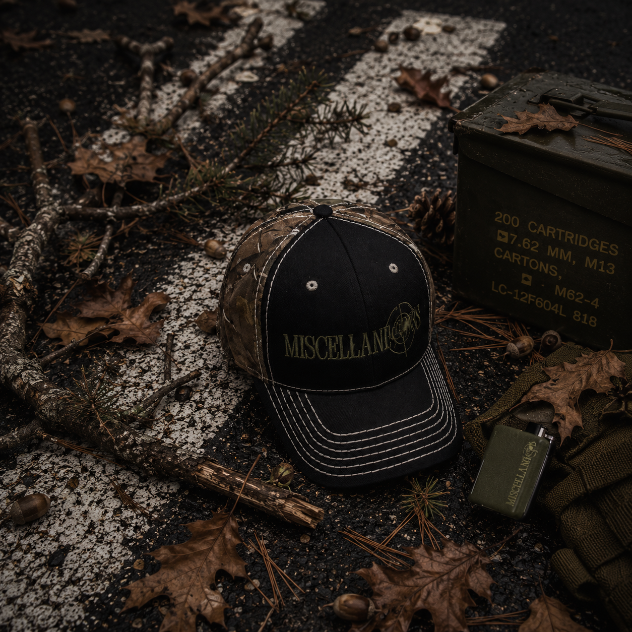 Military Green Camo Hat